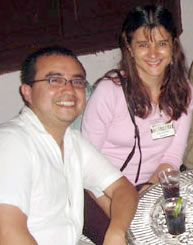 César Reyes y Rosana Gaggino